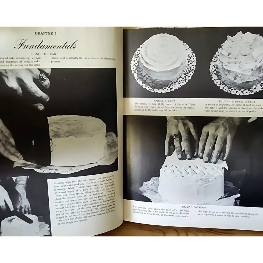 Modern Cake Decorating Wilton 1954 Second Edition Vintage Baking Cookbook Wilton